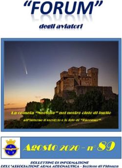 Agosto 2020 - n 89 - Associazione Arma Aeronautica ...