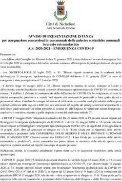 AVVISO DI PRESENTAZIONE ISTANZA - Citt&agrave; di Nichelino - Citt&agrave; di Nichelino