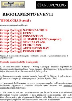 REGOLAMENTO EVENTI - Group Cycling 2010