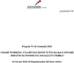 "SMART WORKING: UNA RIVOLUZIONE TUTTA DA RACCONTARE - IMPATTO ECONOMICO E SOCIALE IN UMBRIA" - Progetto Tv di Comunit&agrave; 2020 Avviso per Enti ed ...