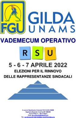 VADEMECUM OPERATIVO ELEZIONI PER IL RINNOVO DELLE RAPPRESENTANZE SINDACALI - COORDINAMENTO ...