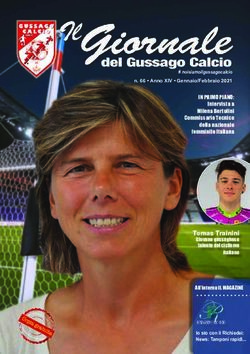 IN PRIMO PIANO: Intervista a Milena Bertolini Commissario Tecnico della nazionale femminile italiana - Gussago Calcio 1981