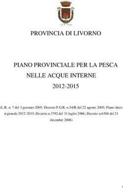 PROVINCIA DI LIVORNO PIANO PROVINCIALE PER LA PESCA