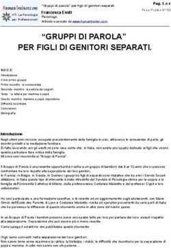 Gruppi Di Parola Per Figli Di Genitori Separati