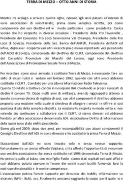 TERRA DI MEZZO - OTTO ANNI DI STORIA