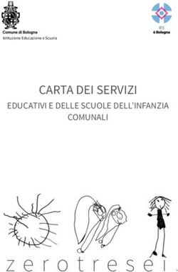 CARTA DEI SERVIZI - Istituzione Educazione e Scuola