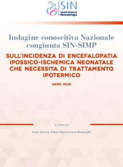 IPOSSICO-ISCHEMICA NEONATALE CHE NECESSITA DI TRATTAMENTO IPOTERMICO - SULL'incidenza DI ENCEFALOPATIA anno 2020