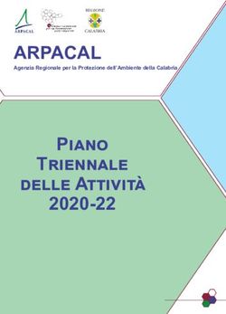 ARPACAL Piano Triennale delle Attività 2020-22 - Agenzia Regionale per la Protezione dell'Ambiente della Calabria