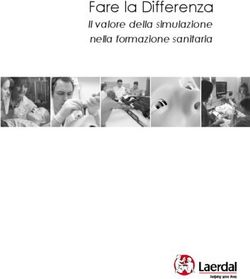 Fare la Differenza Il valore della simulazione nella formazione sanitaria