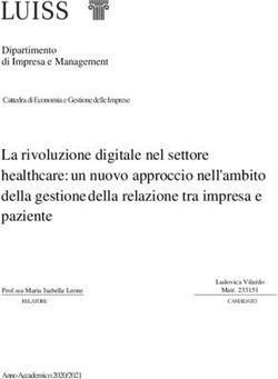 La rivoluzione digitale nel settore healthcare: un nuovo approccio nell'ambito della gestione della relazione tra impresa e paziente