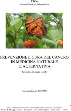 PREVENZIONE E CURA DEL CANCRO IN MEDICINA NATURALE E ALTERNATIVA