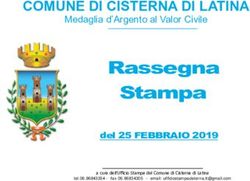 COMUNE DI CISTERNA DI LATINA - Medaglia d'Argento al Valor Civile Rassegna Stampa