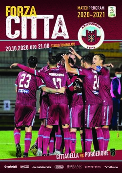 CITTA MATCHPROGRAM - CITTADELLA VS PORDENONE