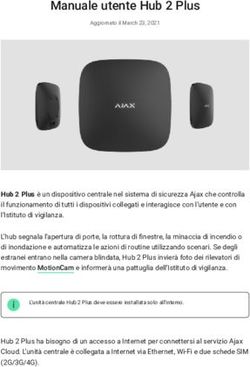 Manuale utente Hub 2 Plus