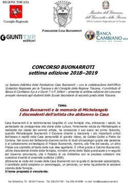 CONCORSO BUONARROTI settima edizione 2018-2019
