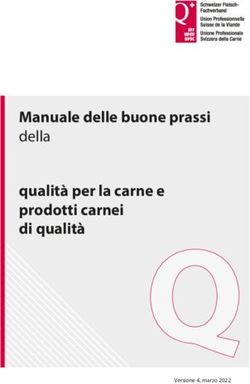 Manuale delle buone prassi - della qualit&agrave; per la carne e prodotti carnei di qualit&agrave;