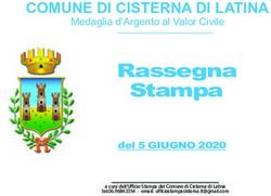 Rassegna Stampa COMUNE DI CISTERNA DI LATINA - Medaglia d'Argento al Valor Civile