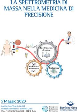 LA SPETTROMETRIA DI MASSA NELLA MEDICINA DI PRECISIONE - 5 Maggio 2020 - Formazione