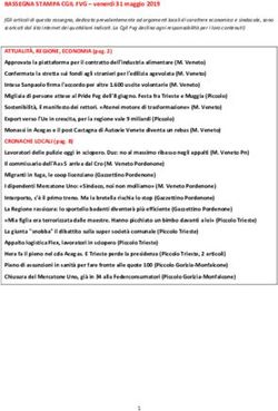 RASSEGNA STAMPA CGIL FVG - venerd&igrave; 31 maggio 2019