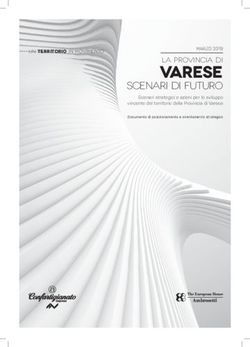 Varese Scenari di futuro - la provincia di