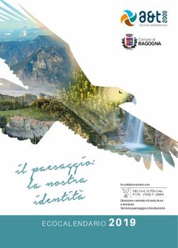 Il paesaggio: la nostra - ECOCALENDARIO 2019 - Comune di Ragogna