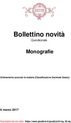 Bollettino novità Monografie - 6 marzo 2017 - Ministero della giustizia