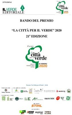 BANDO DEL PREMIO "LA CITTÀ PER IL VERDE" 2020 - 21a EDIZIONE - AIPIN