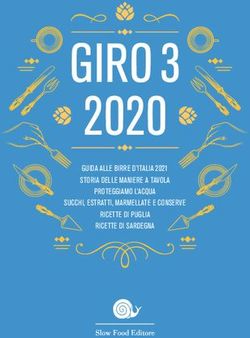 GIRO 3 2020 GUIDA ALLE BIRRE D'ITALIA 2021 STORIA DELLE MANIERE A TAVOLA PROTEGGIAMO L'ACQUA SUCCHI, ESTRATTI, MARMELLATE E CONSERVE RICETTE DI ...