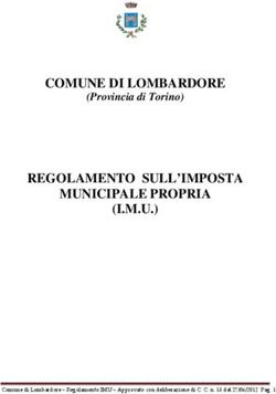 COMUNE DI LOMBARDORE REGOLAMENTO SULL'IMPOSTA MUNICIPALE PROPRIA (I.M.U (Provincia di Torino)
