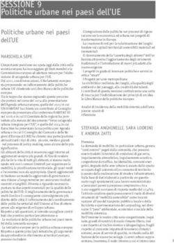 SESSIONE 9 Politiche urbane nei paesi dell'UE - Urbanistica ...