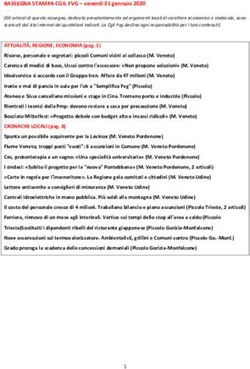 RASSEGNA STAMPA CGIL FVG - venerd&igrave; 31 gennaio 2020