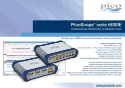 PicoScope serie 6000E - Oscilloscopi più intelligenti per un debug più veloce Oscilloscopi e MSO a memoria profonda e ad alte prestazioni