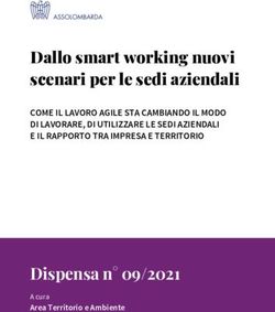 Dallo smart working nuovi scenari per le sedi aziendali - Dispensa n 09/2021 - COME IL LAVORO AGILE STA CAMBIANDO IL MODO DI LAVORARE, DI ...