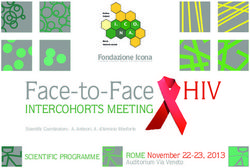 Face-to-Face HIV INTERCOHORTS MEETING - Fondazione Icona