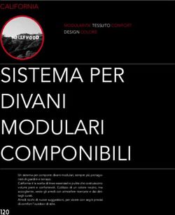SISTEMA PER DIVANI MODULARI COMPONIBILI - CALIFORNIA