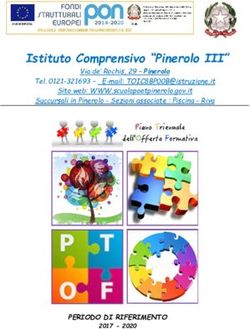Istituto Comprensivo "Pinerolo III" - PERIODO DI RIFERIMENTO - Via de' Rochis, 29 - Pinerolo - Istituto ...