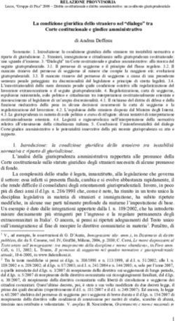 La condizione giuridica dello straniero nel "dialogo" tra Corte costituzionale e giudice amministrativo