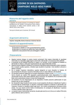 LEZIONE DI SEA SHEPHERD: CAMPAGNE NELLE ISOLE FAROE