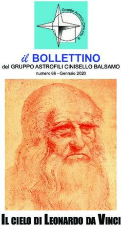 IL BOLLETTINO - IL CIELO DI LEONARDO DA VINCI - DEL GRUPPO ASTROFILI CINISELLO BALSAMO - ASTROFILI.ORG