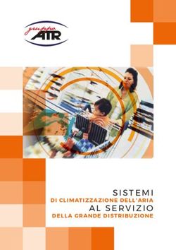 SISTEMI DI CLIMATIZZAZIONE DELL'ARIA - Gruppo Atr