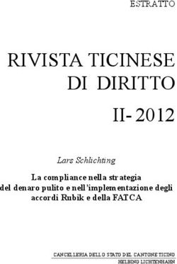 RIVISTA TICINESE DI DIRITTO II- 2012 - ESTRATTO - La compliance nella strategia del denaro pulito e nell implementazione degli