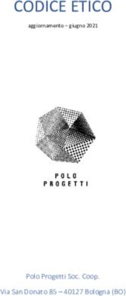 CODICE ETICO - Polo Progetti Soc. Coop. Via San Donato 85 - 40127 Bologna (BO) - aggiornamento - giugno 2021