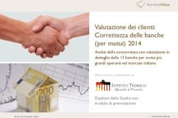 Valutazione dei clienti: Correttezza delle banche (per mutui) 2014
