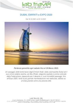 DUBAI, EMIRATI e EXPO 2020 - Lab Travel