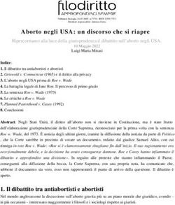 Aborto negli USA: un discorso che si riapre - Filodiritto