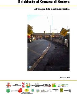 8 richieste al Comune di Genova - all'insegna della mobilit&agrave; sostenibile - Novembre 2020