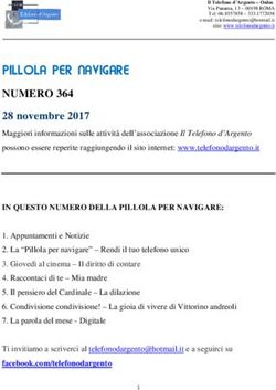 NUMERO 364 PILLOLA PER NAVIGARE