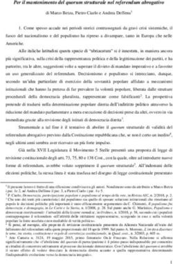 Per il mantenimento del quorum strutturale nel referendum abrogativo