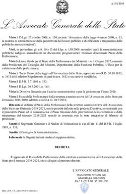 L'Avvocato Generale dello Stato - Portale della Performance