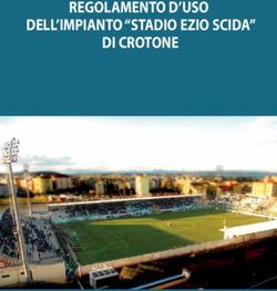 REGOLAMENTO D'USO DELL'IMPIANTO "STADIO EZIO SCIDA" DI CROTONE - FC Crotone